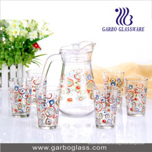 7PCS Druckwasser-gesetzte Glaswaren GB12039-Thyh